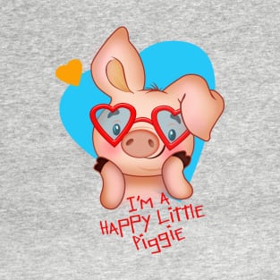 happy pig T-Shirt